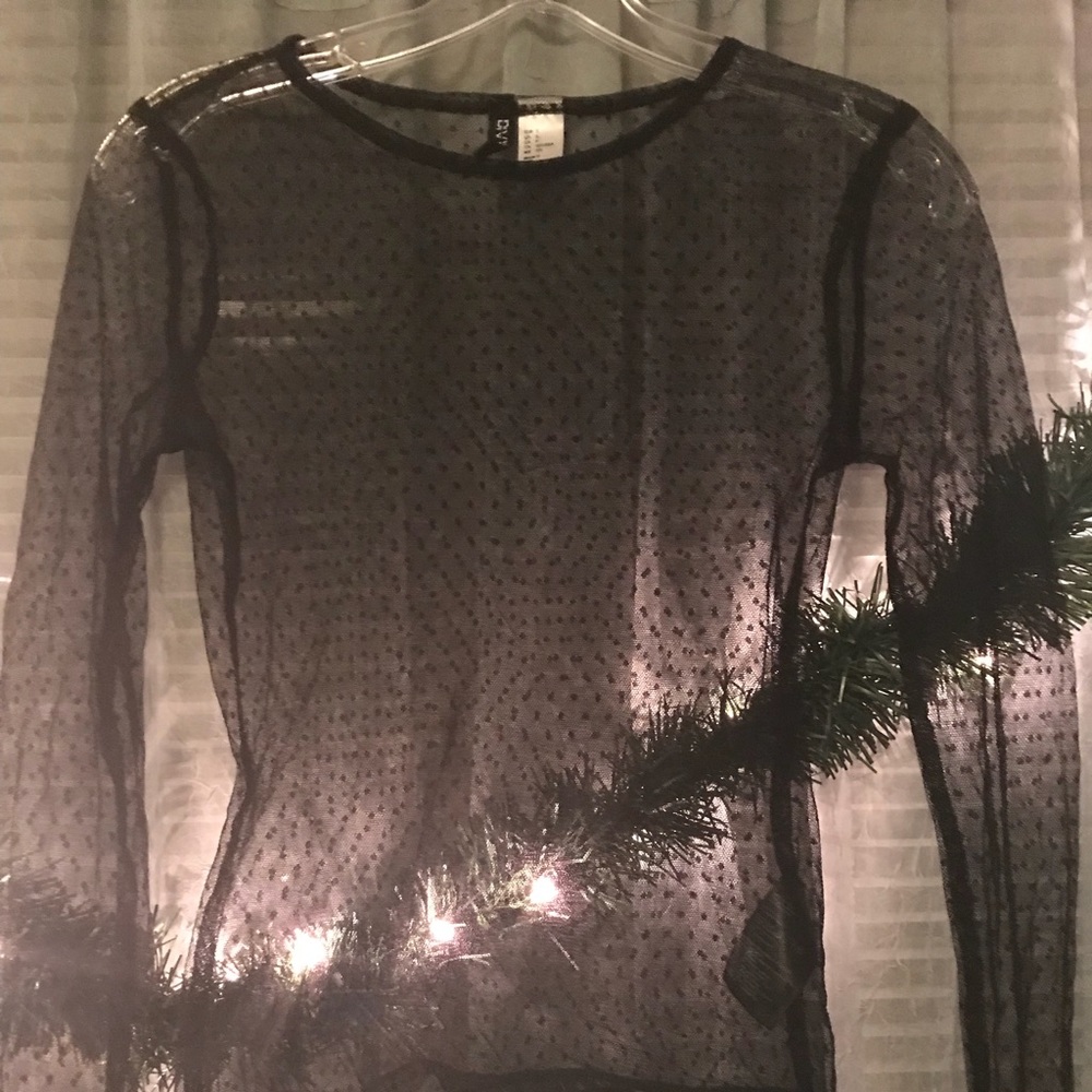 Sheer shirt!